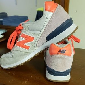 New Balance Jcrew Pink Gray & Neon Sneakers